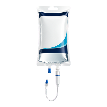 IV wellness drip bag illustration